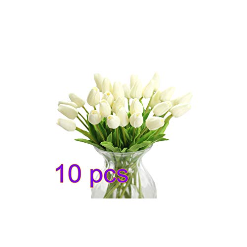 10pcs/Bunch PU Tulips Artificial Flowers Real Touch artificiales para Decora...