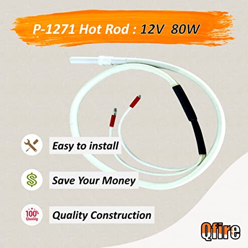 12V 80W Prime Igniter Compatible With Green Mountain Grills Jim Bowie Prime & Daniel Boone Prime Models, Replaces Part # Gmg P-1271 #TOP1