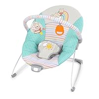 Bright Starts, Disney Baby Winnie The Pooh Baby Bouncer with Soothing Vibrations, Unisex, Newborn+