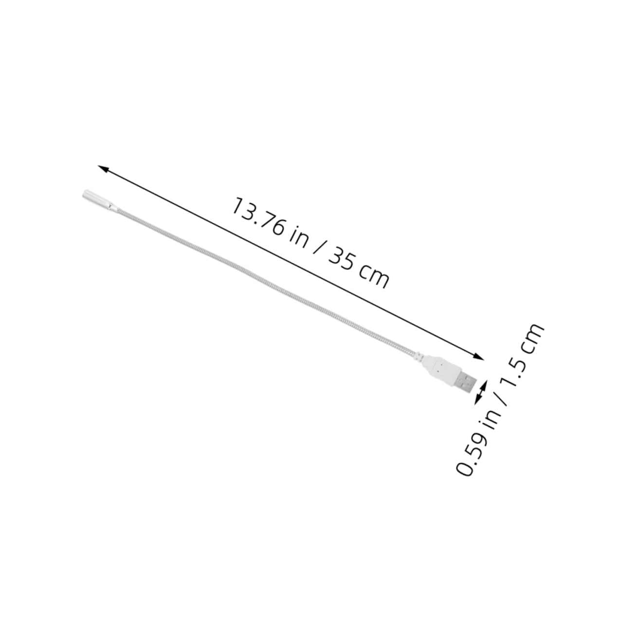 SEWACC 2Pcs USB Powered Flexible Gooseneck LED Keyboard Lamp Eye Caring Portable Light for Laptop Notebook and Desk Reading for Travel and Versatile Use