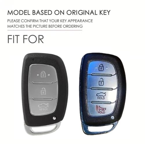 Étui de protection pour clé télécommande voiture Hyundai chic