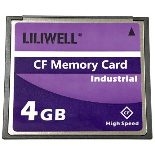 LILIWELL Original 4 GB Compact Flash Memory Card CF4G for Camera