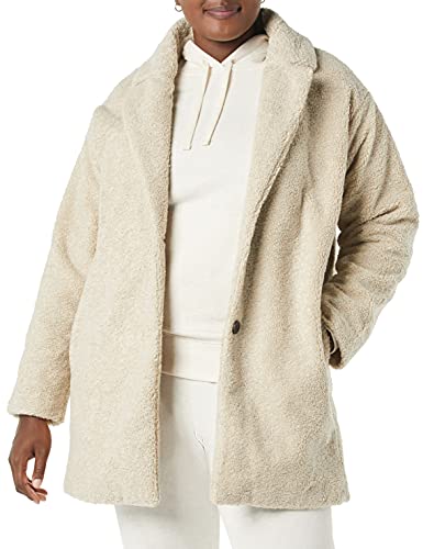 Amazon Essentials Women's Teddy Bear Fleece Oversized-Fit Lapel Jacket (Previously Daily Ritual)3