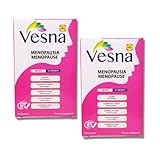 Vesna Menopause Support - Pack of 2 - Capsules Day & Night - Hormonal Balance - Hot Flashes - Mood Swings - Low Energy (2)