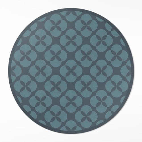 Tapis de sol rond en PVC anti-tache pour éviter les rayures de chaises - 2