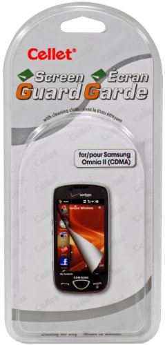 Cellet Screen Guard for Samsung Omnia II - CDMA