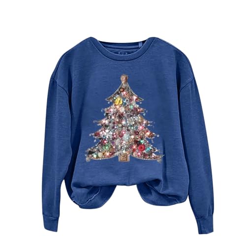 Funny Light-up Flashing Pullover for Party Womens Ugliest Christmas Sweatshirt 3D Unique Hilarious Graphic Pullover Shirt S-4XL Women