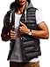Produktbild Leif Nelson Herren Weste Outdoor Sommer Steppweste Schwarze Daunenweste abnehmbare Kapuze Vest Sportweste Freizeitjacke für Männer Übergangsjacke Slim Fit LN737 Größe M Blau