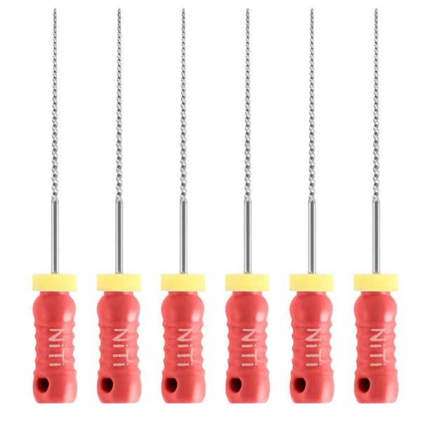 Image of NMD Dental NITI-K-Files (25MM, RED(#25 NO)) (Pack of 6pc)
