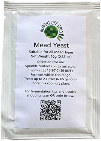Almost Off Grid Mead Yeast - 10g Sachet