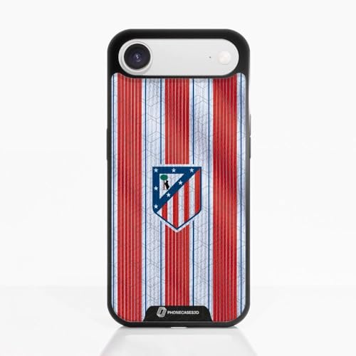 Coque officielle Atlético Madrid iPhone 17 Air Noir en TPU souple