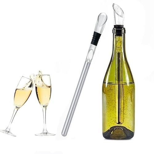 Generic Wine Chiller Stick, 3-in-1 Stainless Steel Wine Cooler with Pourer and Stopper, Single-Opening Gift Box for Wine Lovers by Generic - Used condition - Image 7