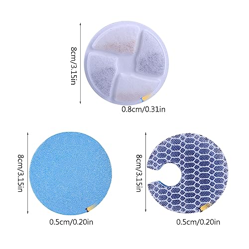 Filtro recambio para fuente de agua para gatos 4 unidades miniatura 3