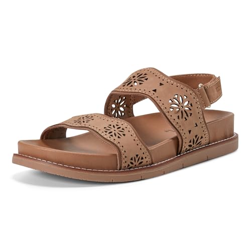 Earth® Ferne Casual Flat Sandals, Medium Brown 210, 10 M by Earth - Used condition - US$31.87