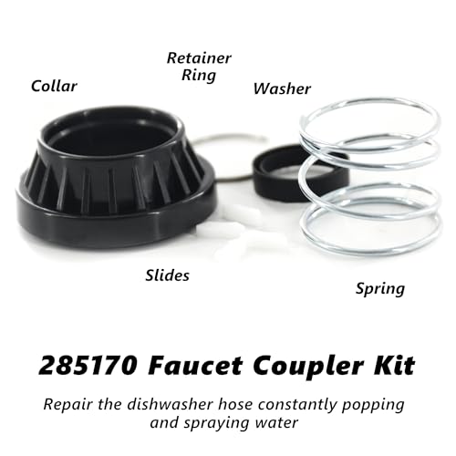 Gyoffull GY-285170 FAUCET Wp285170 Dishwasher Faucet Adapter 285170 Collar Kit Fit Replacement thumb #5