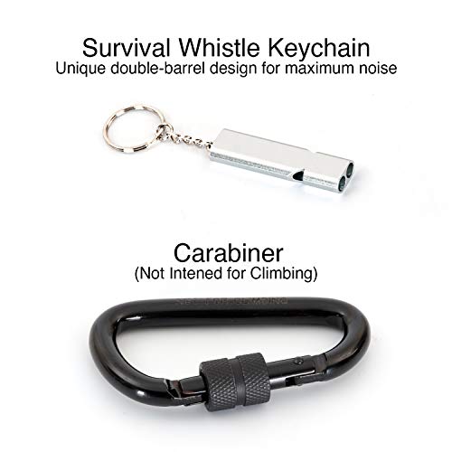 Survival Gear Kit - 13-In-One Emergency Compact Bugout Gear & Tools: Knife, Paracord, Multi-Tool, Fire Starter, Saw, Tactical Pen, Whistle, Flashlight, Blanket, Black Waterproof Case & More