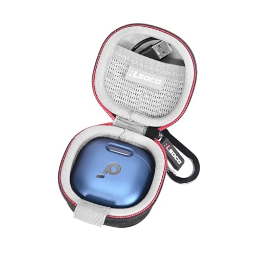 RtLtsoco �P�[�X Anker Soundcore Liberty 4 NC (Blueooth 5.3) ���S���C�����X�C���z���Ή� �ی�J�o�[ �h�~�����i�P�[�X�̂݁j (�u���b�N)