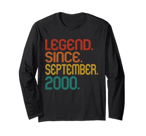 Legend Since September 2000 Men Women Vintage 2000 Birthday ����T�V���c