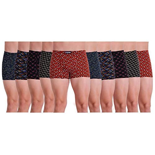 gsxmol Men Pure Cotton Comfortable & Cozy Summer WEAR Underwear Pack of 10-picture-24