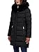 Tahari Women's Fitted Puffer Coat With Oversized Hood, Black, Small