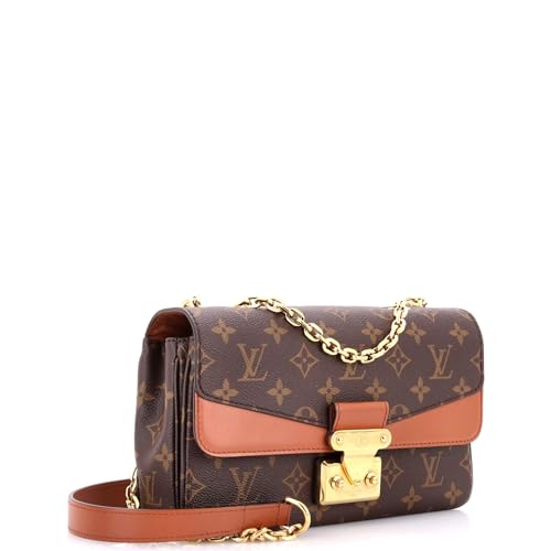 Pre-Loved Marceau Handbag Monogram Canvas with Leather, Brown2