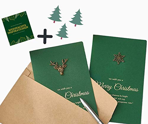 Biglietti di Natale + e-book gratuiti, con buste