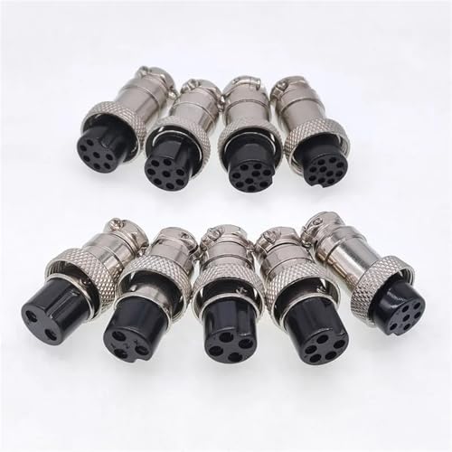 Conector circular GX16 macho de 3 pines y 16mm modelo RS765 L73 5