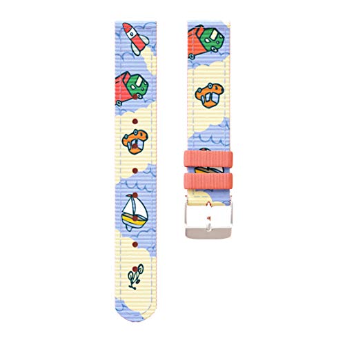 Twistiti - Bracelet de Montre pour Enfants, Nylon résistant à l'eau, Easy-Clip Facile à Changer, Taille Entrecorne 14mm Cover