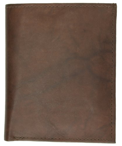 MARSHAL Top Grain Extra Capacity Leather Bifold Wallet with Credit card Slots3