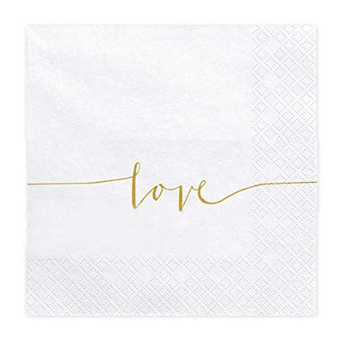 Servilletas Love, 33 x 33 cm, 1 paquete (20 piezas) SP33-22