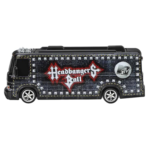 Image of Hot Wheels Tour Bus, 1:64 Scale Die-Cast Replica from Popular Movie, TV Show or Video Game (Styles May Vary)