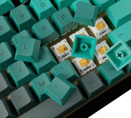GLORIOUS Gaming 115x GPBT Keycaps - Cherry Profile, Super Durable PBT Plastic, Eye Catching Aesthetics, Superior Sound, Original Typeface… – Ansicht 2
