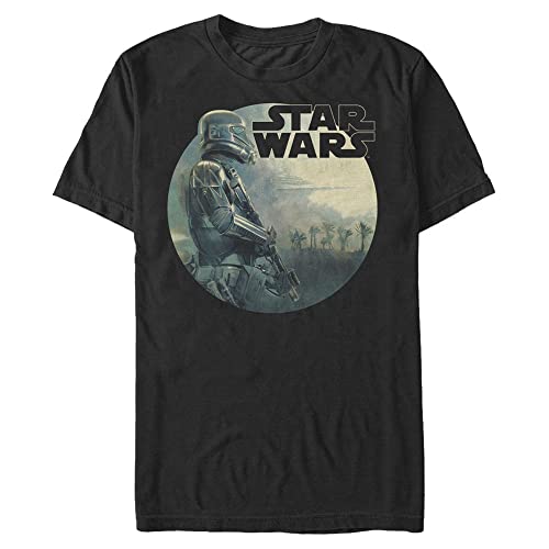 Star Wars T-Shirt Homme Troop col rond vêtement coton imprimé noir