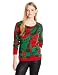 Isabella's Closet Women's Sequin Stocking Ugly Christmas Sweater