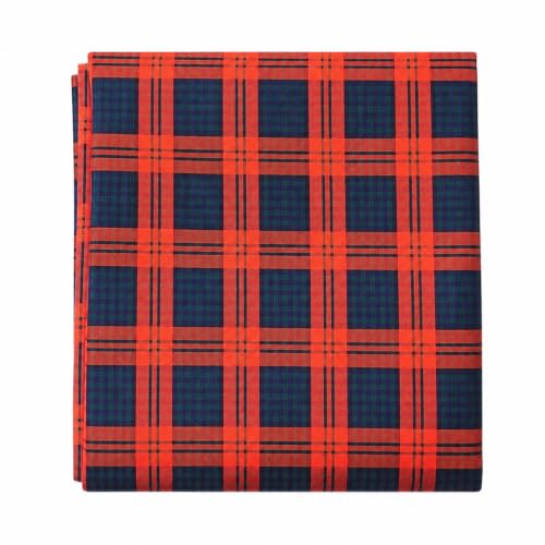 Image of Cotswool Checks Unstitched Shirt Fabric 2.25 Meter, 44 Inch
