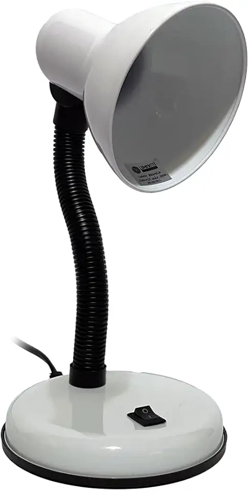 LUMINATTI BY DANURI Viking Luminária de Mesa, Branco, Até 30 W