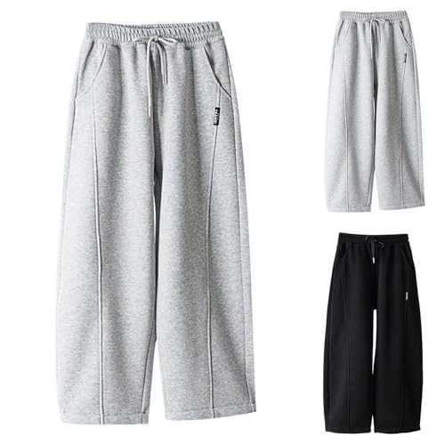 Baggy Sweatpants for Teen Boys Girls Elastic Waist Joggers Pants Summer Oversized Wide Leg Open Bottom Casual Trousers