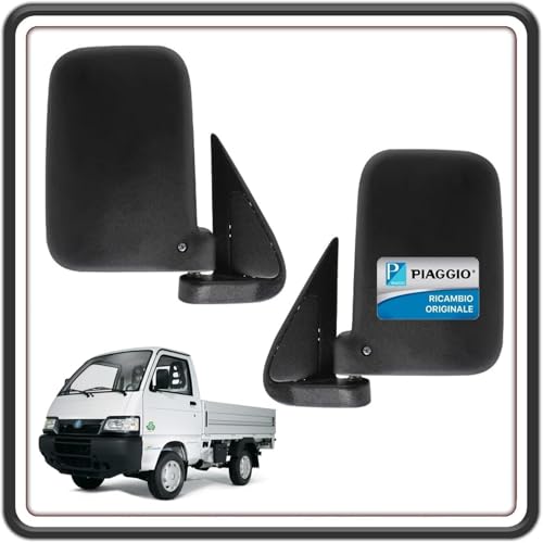 RICAMBIO ORIGINALE PIAGGIO KIT COPPIA DUE SPECCHI SPECCHIO SPECCHIETTO SPECCHIETTI RETROVISORI PER PIAGGIO PORTER 1300 FINO AL 2009 - PORTER 1200 1400 DIESEL - PIAGGIO QUARGO DIESEL ORIGINALI
