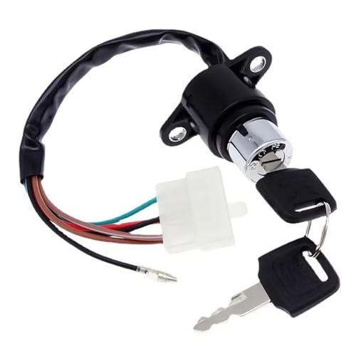 TATARENGS Bloqueo de Encendido Compatible con Cm450a 1982 1983 para Cm400c para Custom 1981 Accesorios Motocicleta Llave Bloqueo Interruptor Arranque Encendido 35100413007