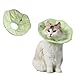 TOUCHDOG 犬 猫 エリザベスカラー ソフト 軽量 柔らかい 小型犬用 猫用 通気性 ストレスフリー デザイン 防水PUコーティング 洗濯可 快適 フィット 術後ケア 傷舐め防止 おしゃれ
