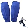1 Paire Protection Tibia Ski Protege Tibia Ski Chaussette de Tibias Élastiques Anti Collision Longs Structure en Nid d'abeille Protecteurs élastiques Anti Structure en Nid d'abeille Le Skier Football