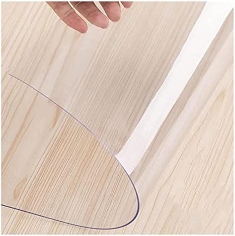 GRAEBA- Chair Mat Anti-Static Carpet Floor Protector Mats, Office Computer Floor Protector Non-Slip Durable,for Home Office,1.5mm,60/80/90/100/120cm Wide,100-700cm (Color : Clear, Size : 80cmx100cm(