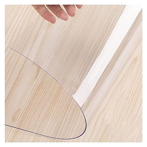 Graeba- Chair Mat Anti-Static Carpet Floor Protector Mats, Office Computer Floor Protector Non-Slip Durable,For Home Office,1.5Mm,60/80/90/100/120Cm Wide,100-700Cm (Color : Clear, Size : 80Cmx100Cm( #TOP19