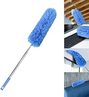 Microfiber Duster with Extension Pole, Extra Long 100 inches, with Bendable Head, Extendable