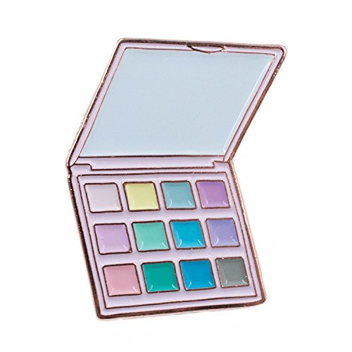 Makeup Palette Soft Enamel Lapel Pin (Pastel)