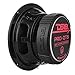 DS18 PRO-ZT6 6.5-Inch 2 Way Pro Audio Midrange Speakers with Built-in Bullet Tweeter 4-Ohms 450W Max 225W RMS Water Resistant - Black Metal Mesh Grill Included (1 Speaker)