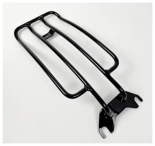 Porte-bagages solo rigide en acier chromé pour moto Softail et Deluxe 00-17