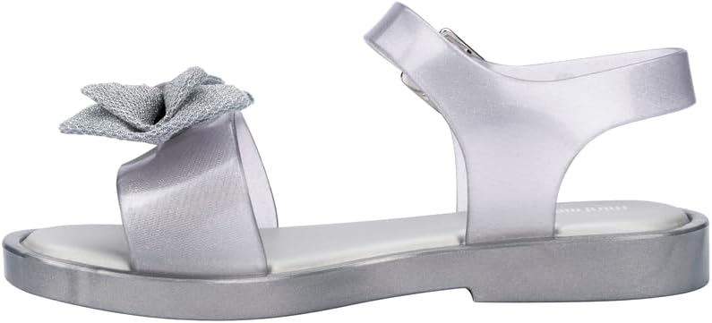 mini melissa Mar Girls Sandals - Bubble Jelly Sandal, Summer Sandals for Girls, Adjustable Ankle Strap, Kids Jelly Shoes