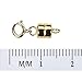 2-14K Yellow Gold Filled Round Magnetic Clasps with Spring Ring for Necklaces, Bracelets, and Anklets. - Jewelry by Sweetpea