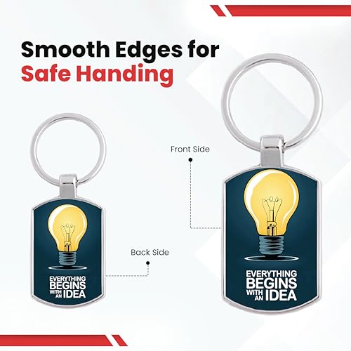 Image of Premium Printed Metal Keychain for Men & Women | High-Definition Artwork Print | Durable Key Ring for Car, Bike, Home & Office Keys | Stylish Decorative Key Holder Gift